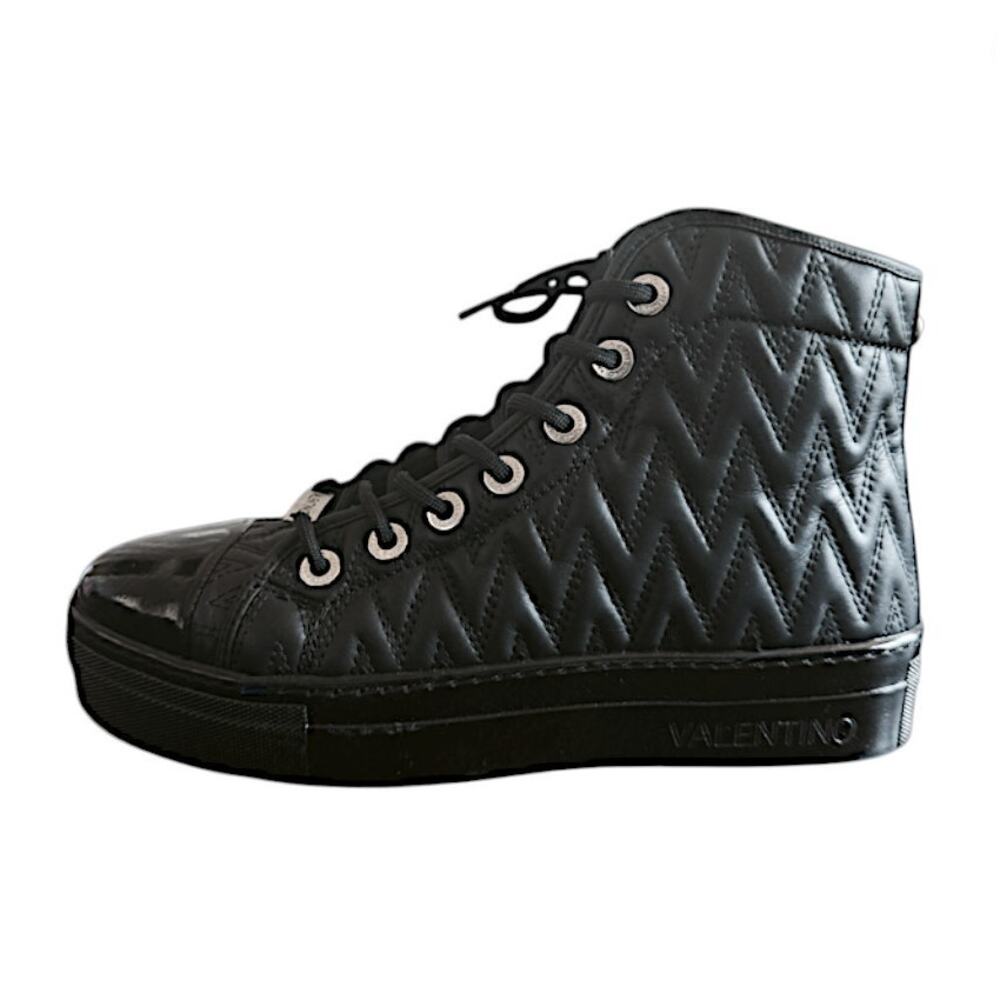 Valentino Black Sneakers Shoes | Size 10